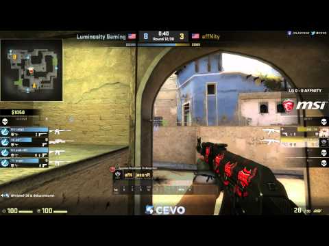 Luminosity Gaming vs affNity Game 1 (CEVO-P CS:GO Season 7) - Misled & Dust