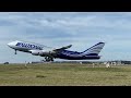 HEAVY National Boeing 747 428 BCF Takeoff Liege Airport LGG