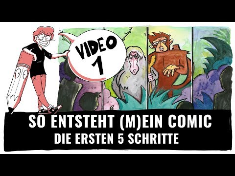 So entsteht ein Comic – mein Comic-Zeichen-Prozess: die ersten 5 Schritte