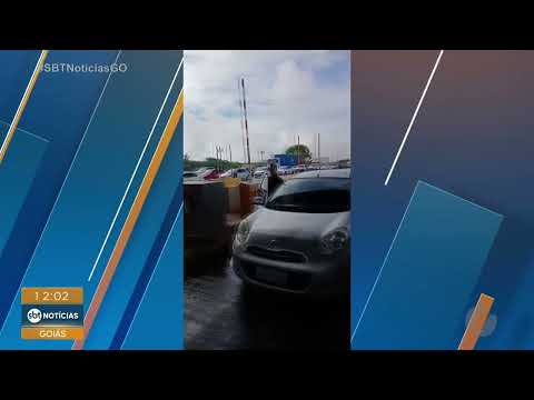 Praça de pedágio em Goianápolis está inoperante