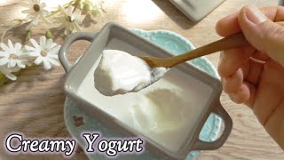 สูตรนี้ทําง่ายๆ โยเกิร์ตเนื้อครีมเข้มข้น เนียนนุ่ม ใช้วัตถุดิบ 2 อย่าง | 2 Ingredient  Yogurt Recipe