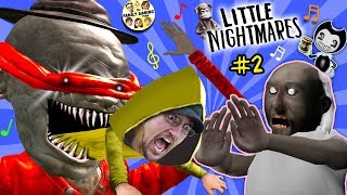 LITTLE NIGHTMARES #2 with GRANNY! (FGTEEV #2)