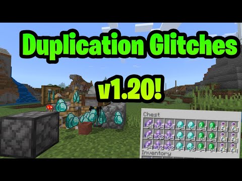 Minecraft Duplication Glitches v1.20 (Bedrock edition)