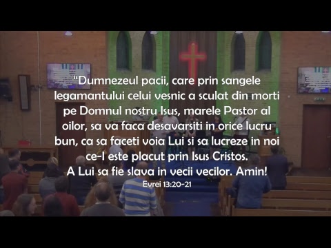 Biserica SPERANTA si HAR Londra - pastor Teofil Harii - Dumnezeu cu noi ca si cu Moise -18Nov18