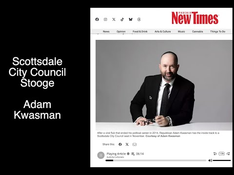 Unhinged Adam Kwasman Is The  City Council Stooge - Look at his History of crazy behavior