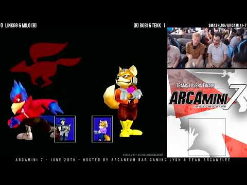 Arcamini 7 - TEAMS Losers Finals - Link69 & Milo [B] VS Bobi & Tekk [R]