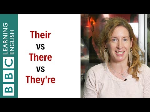What's the difference between 'their', 'there' and 'they're'? - English In A Minute