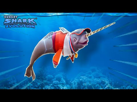 Rare NATASHA THE NARWHAL FISH!!! | Hungry Shark Evolution