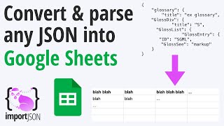IMPORTJSON: A simple Google Sheets function to parse JSON data in a flash