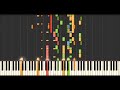 Yann Tiersen - La Chambre (Synthesia Tutorial)