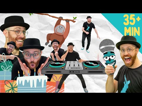 Dance workout Compilation | Happy Birthday, DJ Dance, DJ Says & more! 🌟 | DJ Raphi | Songs for Kids - Kingdom Kids Zone, Sing With Me - DJ Raphi