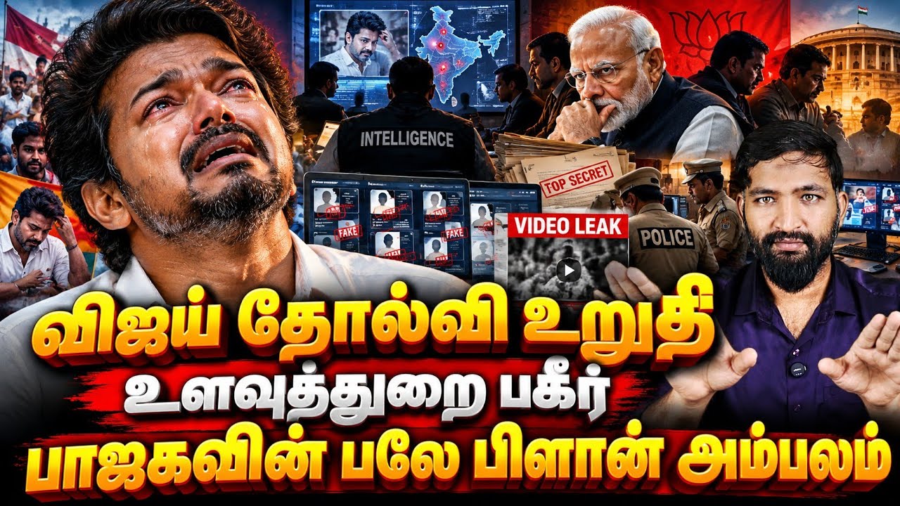விஜய் தோல்வி உறுதியா? உளவுத்துறை பகீர் தகவல் | பாஜகவ?