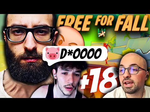 MARZA *IMPAZZISCE* SU QUESTO GIOCO RAGE 🤬🔥 | Free for Fall con GIANKO e MOLLU!
