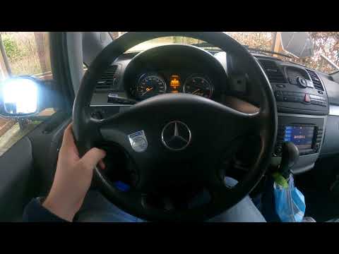 Viano W639/1: Resetting the service interval and accessing the secret menu