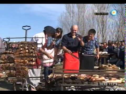 Asado con cuero y triple costillar a la estaca Parte 2