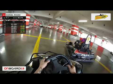 OnBoard13 - Best lap on Rally Karting - Florida Center in Santiago, Chile