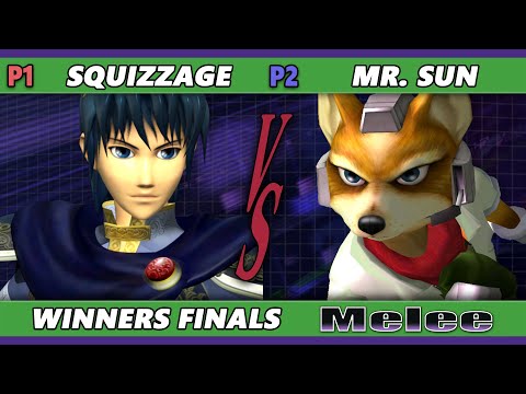 S@X 486 Winners Finals - Squizzage (Marth) Vs. Mr. Sun (Fox, Sheik) Smash Melee - SSBM