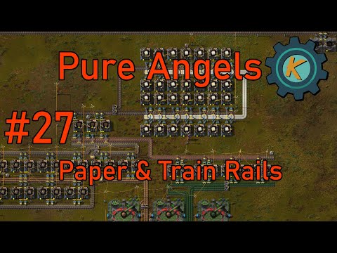 Rails & Scary Batteries | Factorio Pure Angels #27