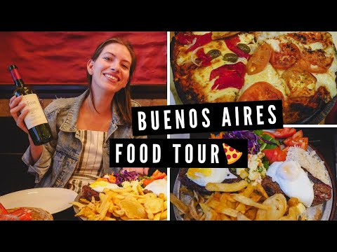 Buenos Aires FOOD TOUR 😋 | Eating STEAK, PIZZA + MILANESA Before Leaving Argentina ✈️