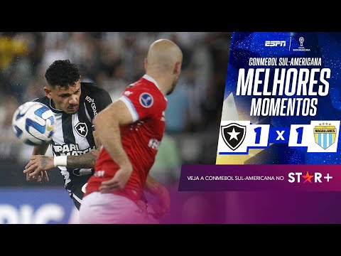 Gols e lances de Botafogo x Magallanes