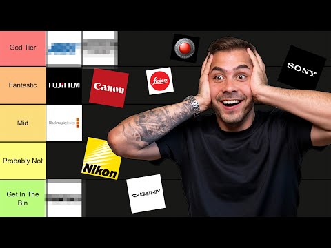 Ranking EVERY Camera Brand! (This May Trigger You)