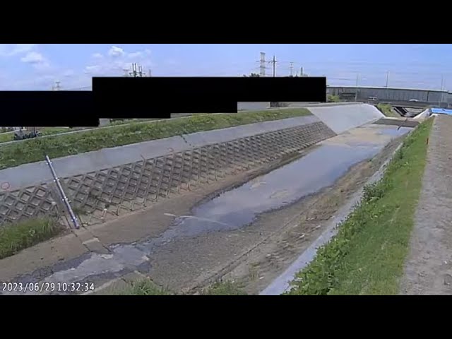 Live webcam view of Tenjin River Upstream Monitor