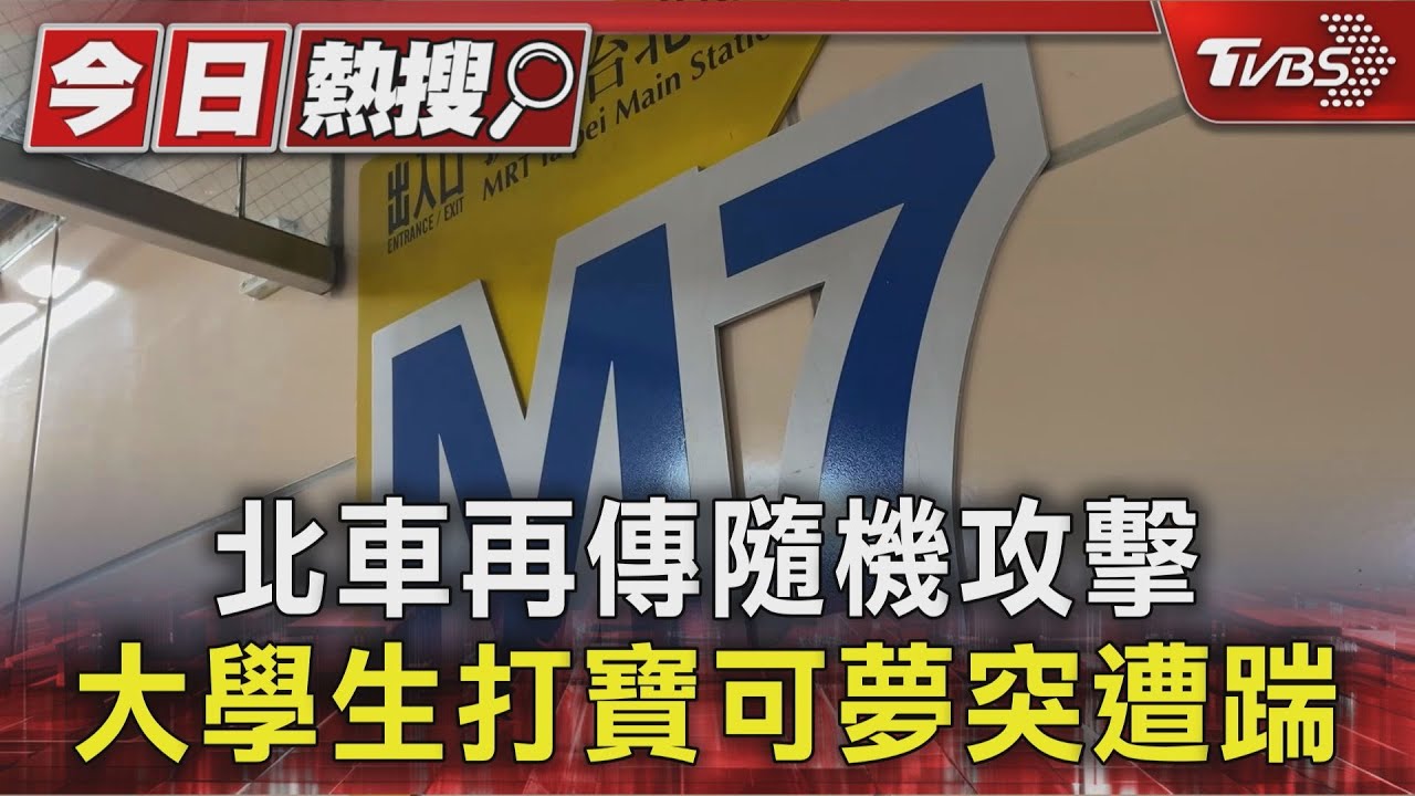 北車再傳隨機攻擊　2大學生打寶可夢　突遭陌生男踹