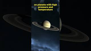 On Saturn, It Literally Rains Diamonds 💎🌧️ #shorts