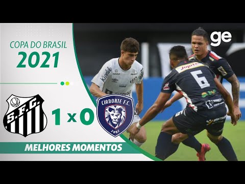 Vídeo / Santos 1 x 0 Cianorte-PR - Copa do Brasil 2021!