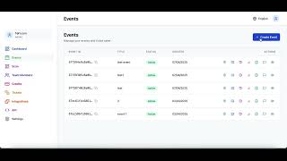 How to create an event ?