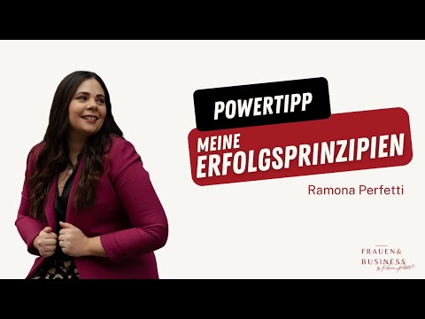 Video 6 FRAUEN&BUSINESS by Ramona Perfetti