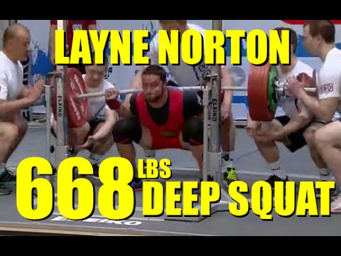 LAYNE NORTON IPF WR 668 LBS SQUAT (6/13/2015)
