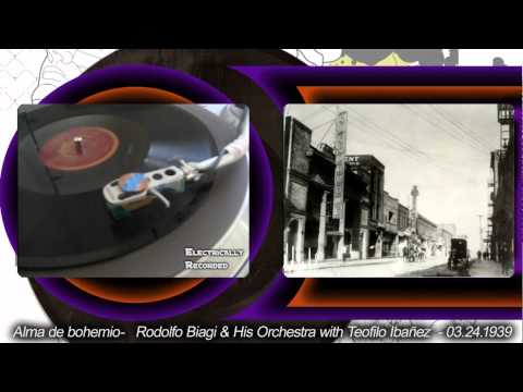 Rodolfo Biagi and his Orchestra with Teofilo Ibañez - Alma de bohemia - 1939