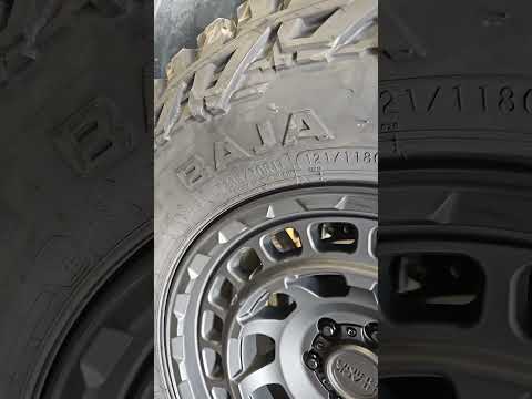 Mickey Thompson Baja Boss A/T With Black Rhino Wheels #shorts