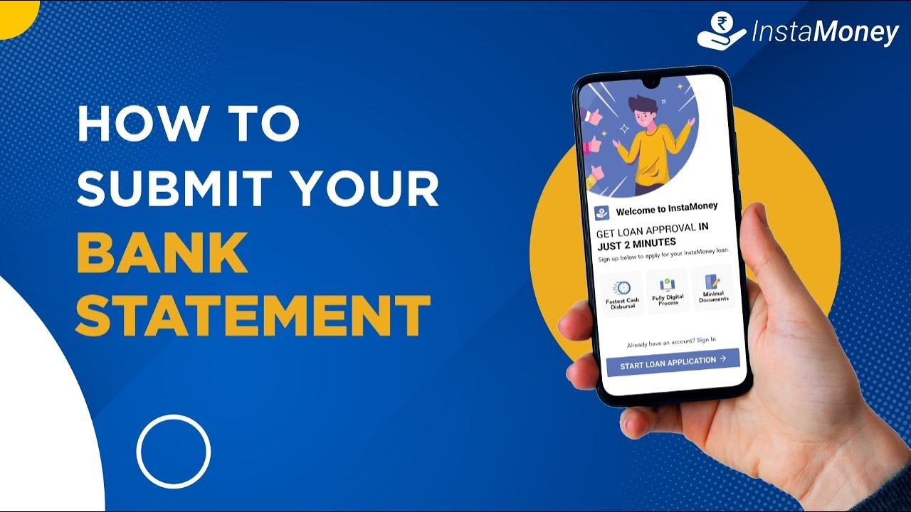 How To Upload Your Bank Statement