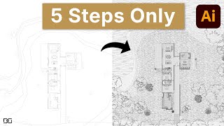 Floor Plan in Illustrator | Step-by-Step Architecture Workflow