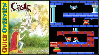 [16 ~ MSX] Top Puzzles, Fairies & Ending | Castle Excellent キャッスルエクセレント ᴴᴰ