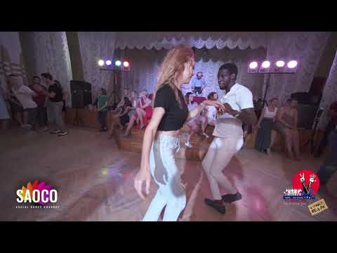 Tamba Salsache Hissirou and Alita Bru Salsa Dancing at 3 Front Relax in Lendvorets, Fri 02.08.2019