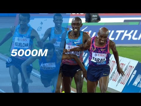 Mo Farah Wins His Last Race In An Epic 5000m Battle - IAAF Diamond League Zürich 2017
