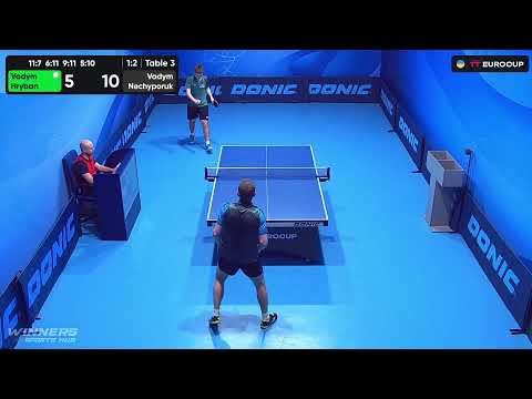 15:30 Vadym Hryban - Vadym Nechyporuk 16.08.2023 TT Euro.Cup Ukraine Star. TABLE 3