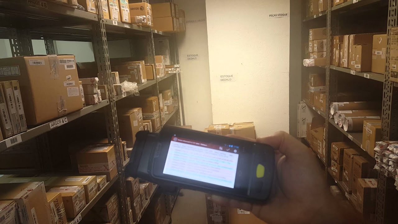 Auditoria estoque com 90% de eficiência RFID