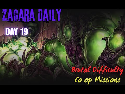 Day 19 - BRUTAL DIFFICULTY - SC2:Co-Op Missions - Zagara Daily. (No Commentary.)