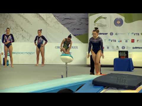 KEALY Megan (GBR) - 2018 Trampoline Worlds, St. Petersburg (RUS) - Qualification Tumbling R1
