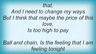 Lionel Richie - Ball And Chain Lyrics