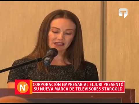 Corporación Empresarial Eljuri presentó su nueva marca de televisores Stargold