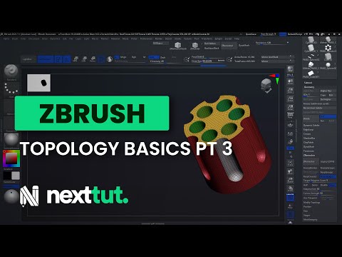 ZBRUSH TUTORIAL | Topology Basics pt3