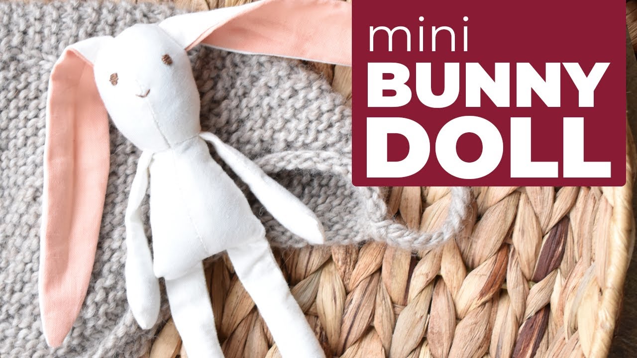 Making a Miniature Bunny Doll  for our Jane Austen inspired Regency Playset