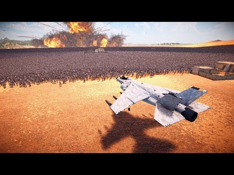 Hydra autocannon vs 1.000.000 Zombies - Ultimate Epic Battle Simulator 2 UEBS 2