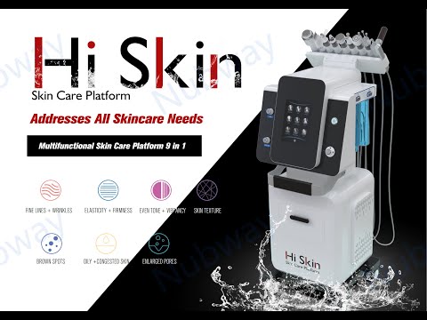 Operation Training Video for Nubway latest 9 in 1 Hydro Facial Machine