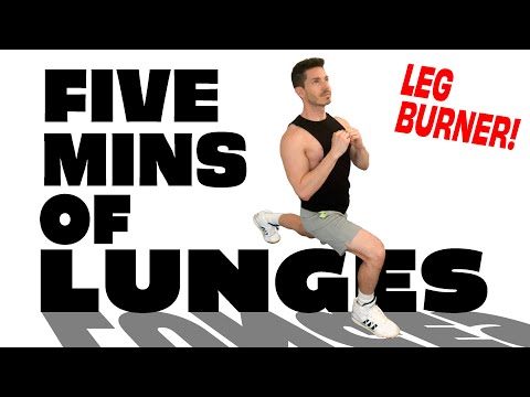 5 Minute Lunge Workout | Nothing But Lunges
